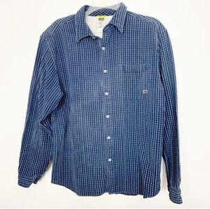 The North Face Plaid Mens Button Up Shirt Outdoors